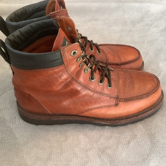 Lucchese Sport Mens Lace Up Boot, Brown size 9.5D - Picture 2 of 9